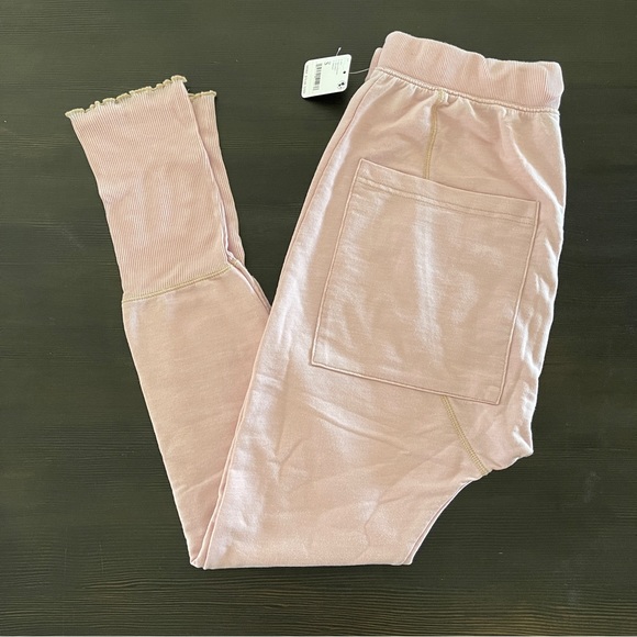 NWT Free People Cozy All Day Pink Harem Jogger Legging Pant - Picture 7 of 7